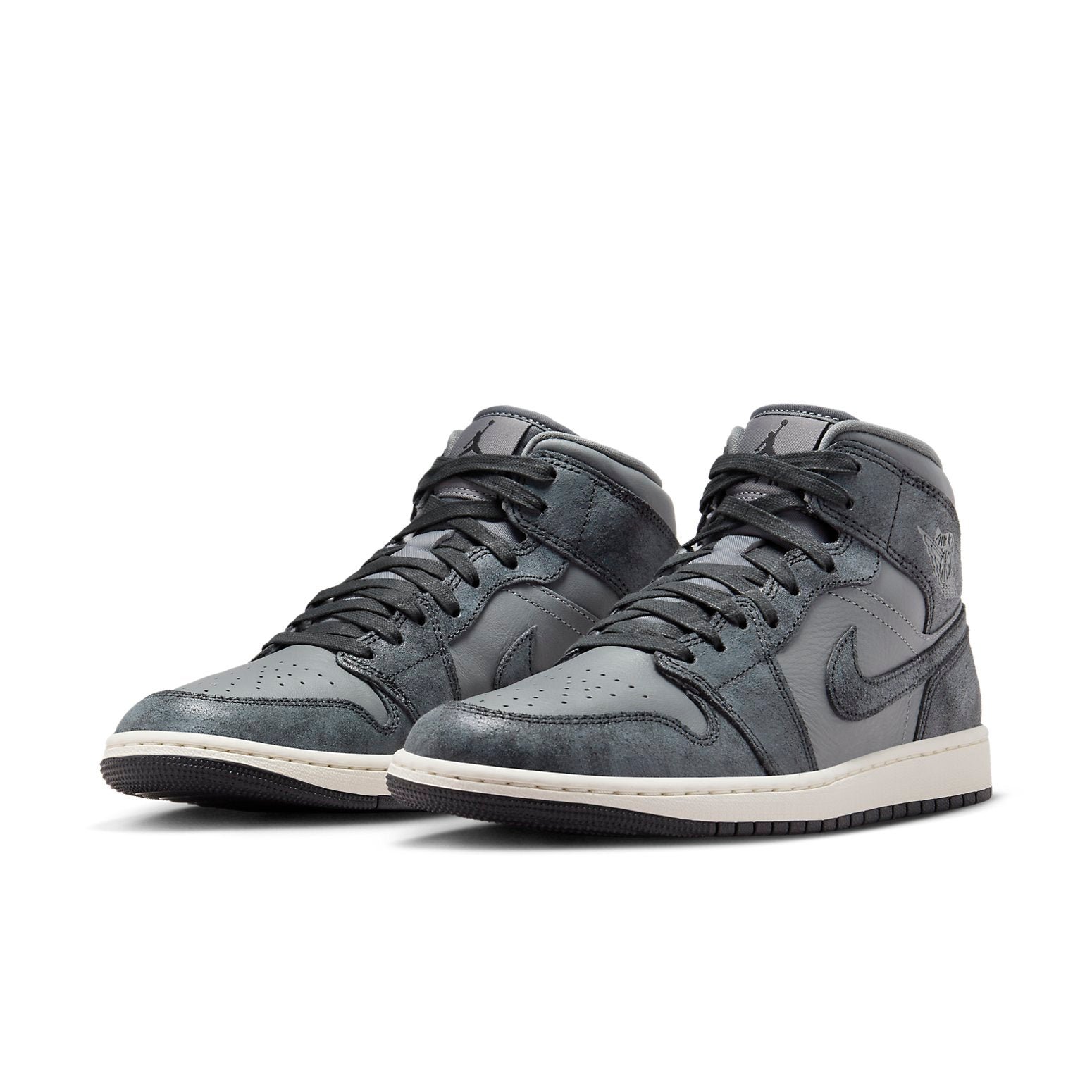 Air Jordan 1 Mid Distressed Smoke Grey