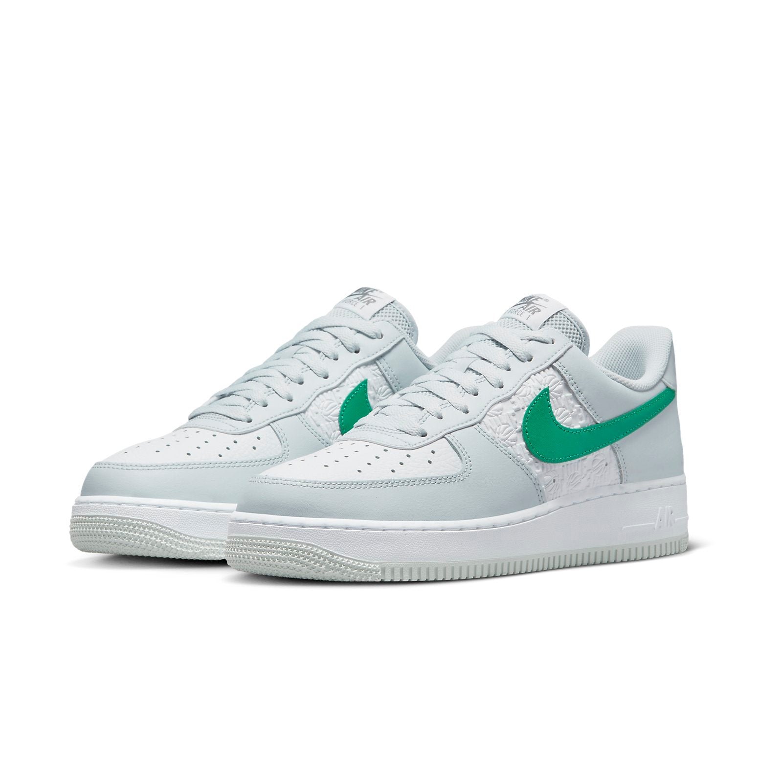 Nike Air Force 1 Low Embossed Hoops Pine Green