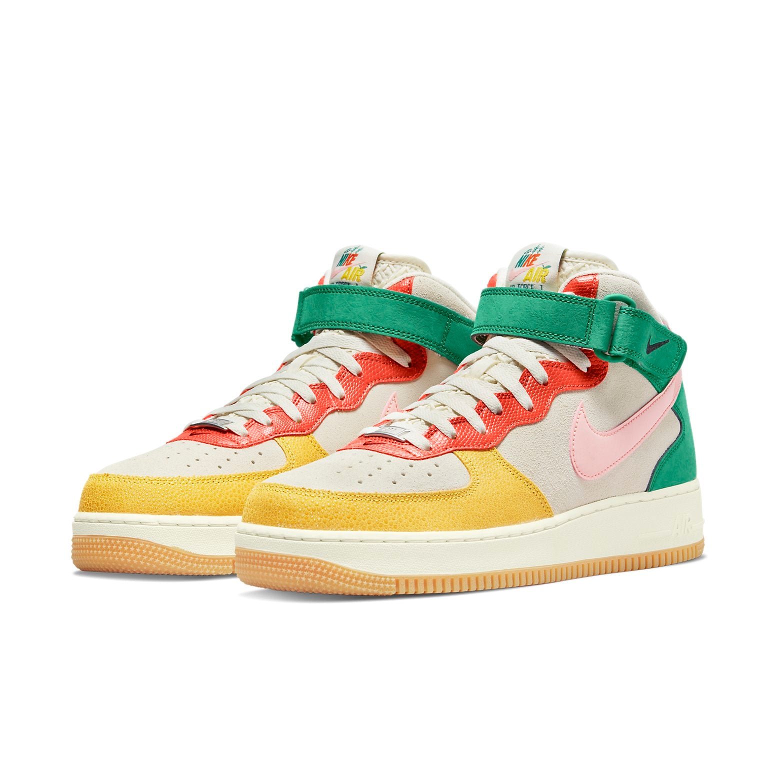 Nike Air Force 1 Mid Vivid Sulfur Rush Orange