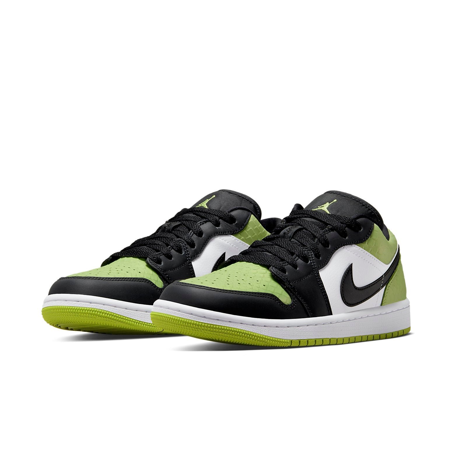 Air Jordan 1 Low SE Vivid Green Snakeskin