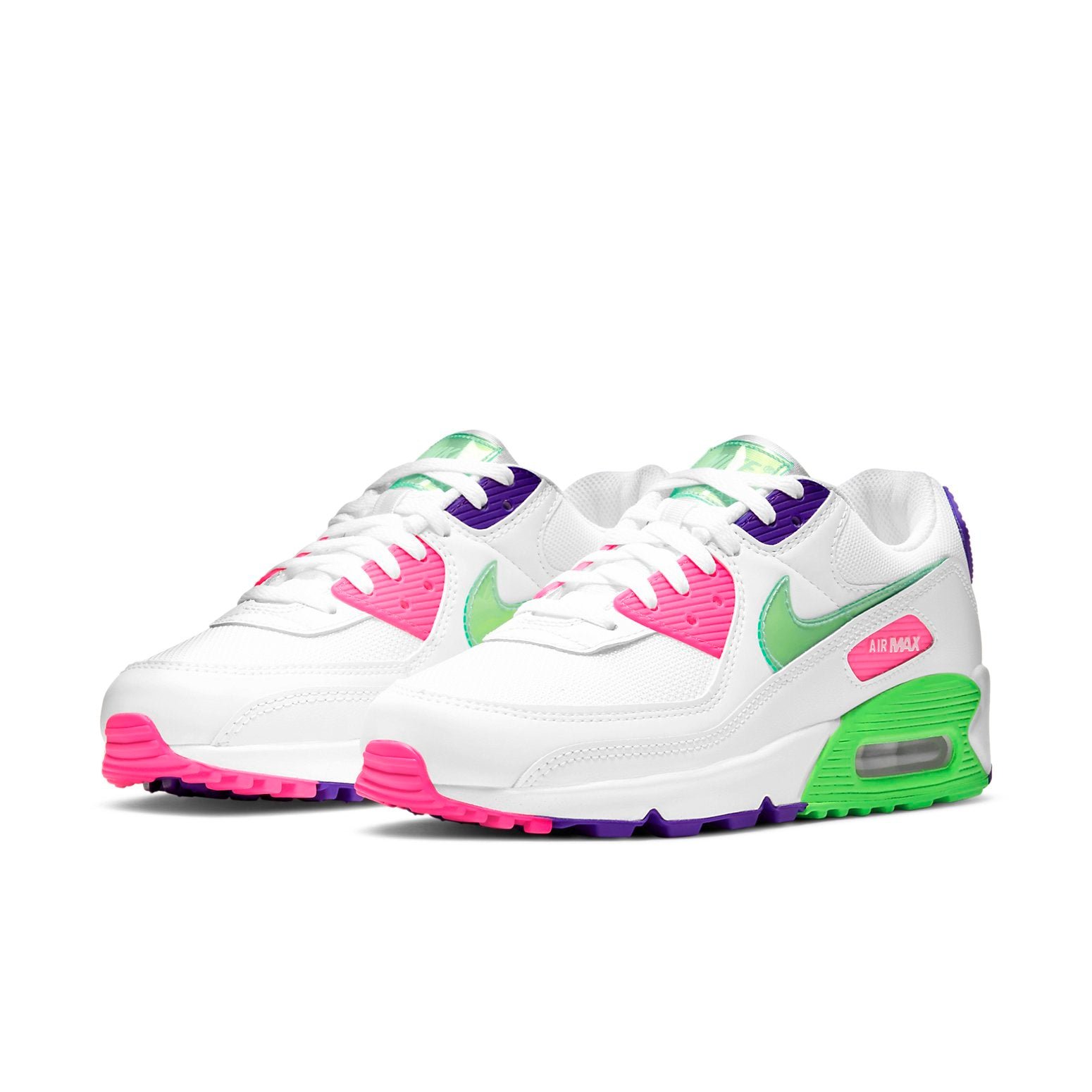 Nike Air Max 90 White Indigo Burst Volt