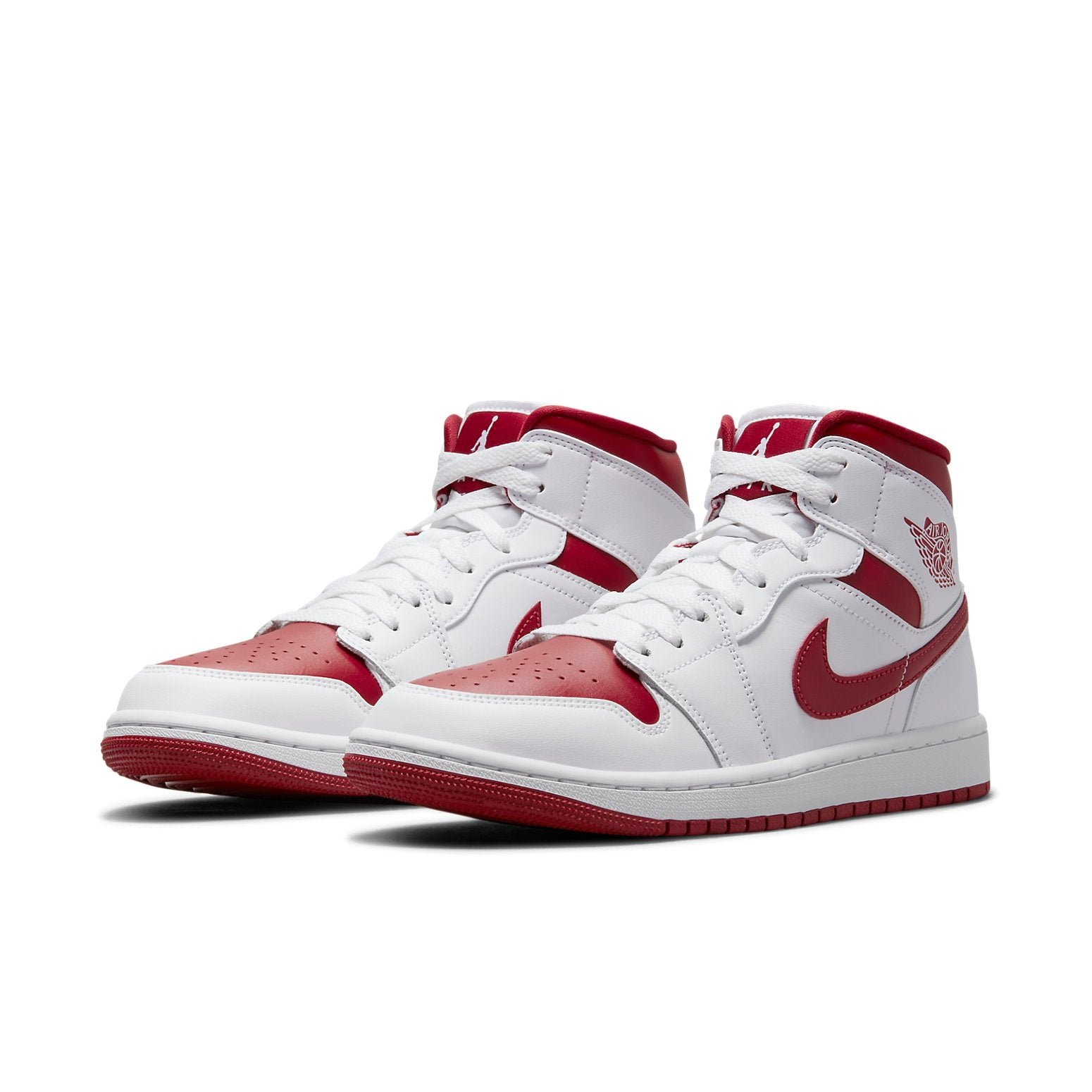 Air Jordan 1 Mid White Pomegranate