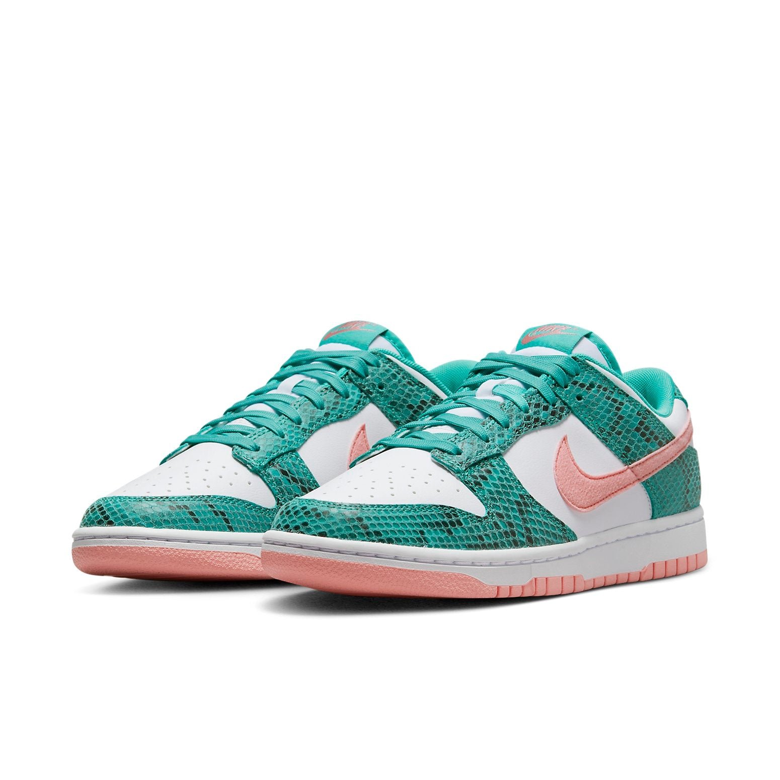 Nike Dunk Low Washed Teal Snakeskin
