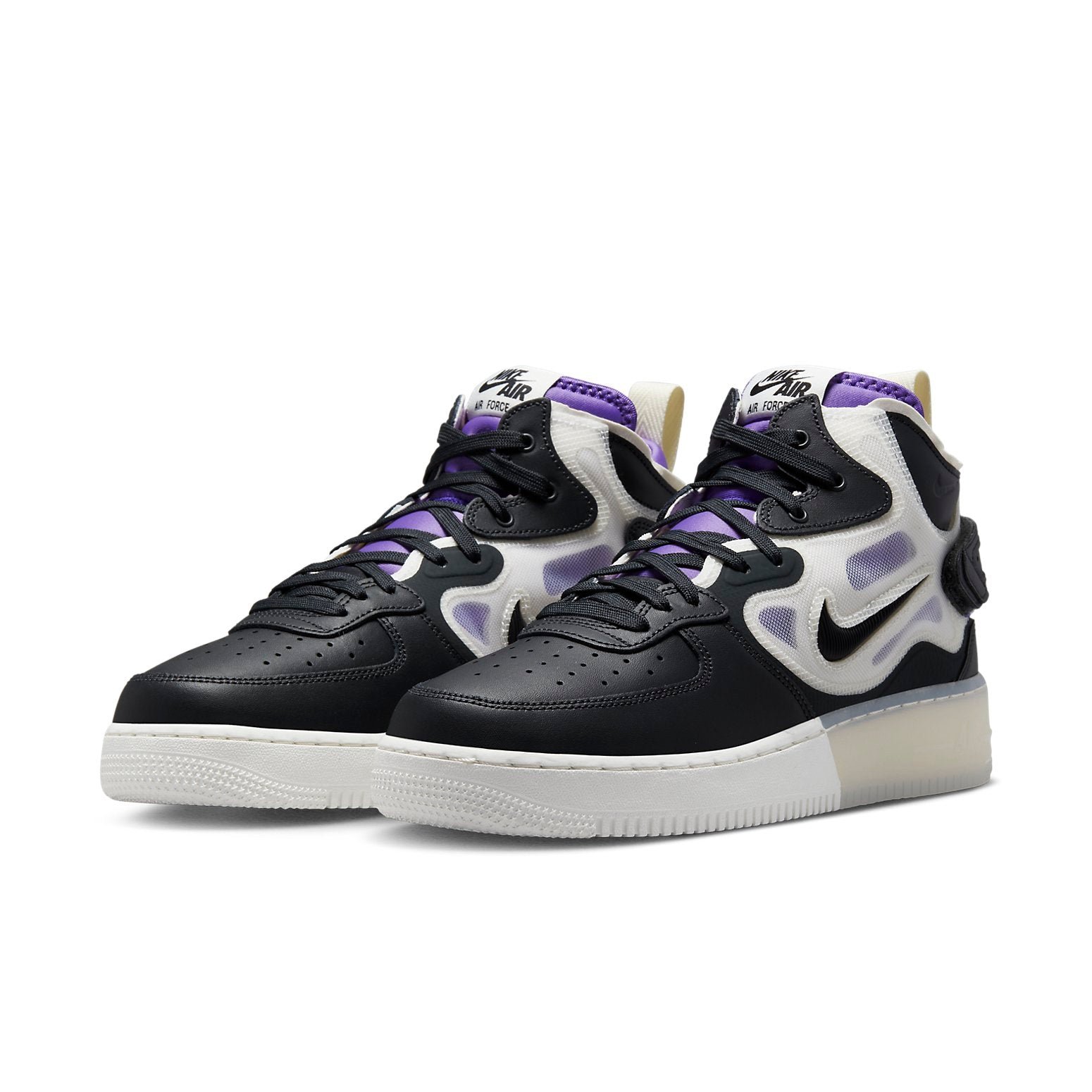 Nike Air Force 1 Mid React Off Noir Action Grape