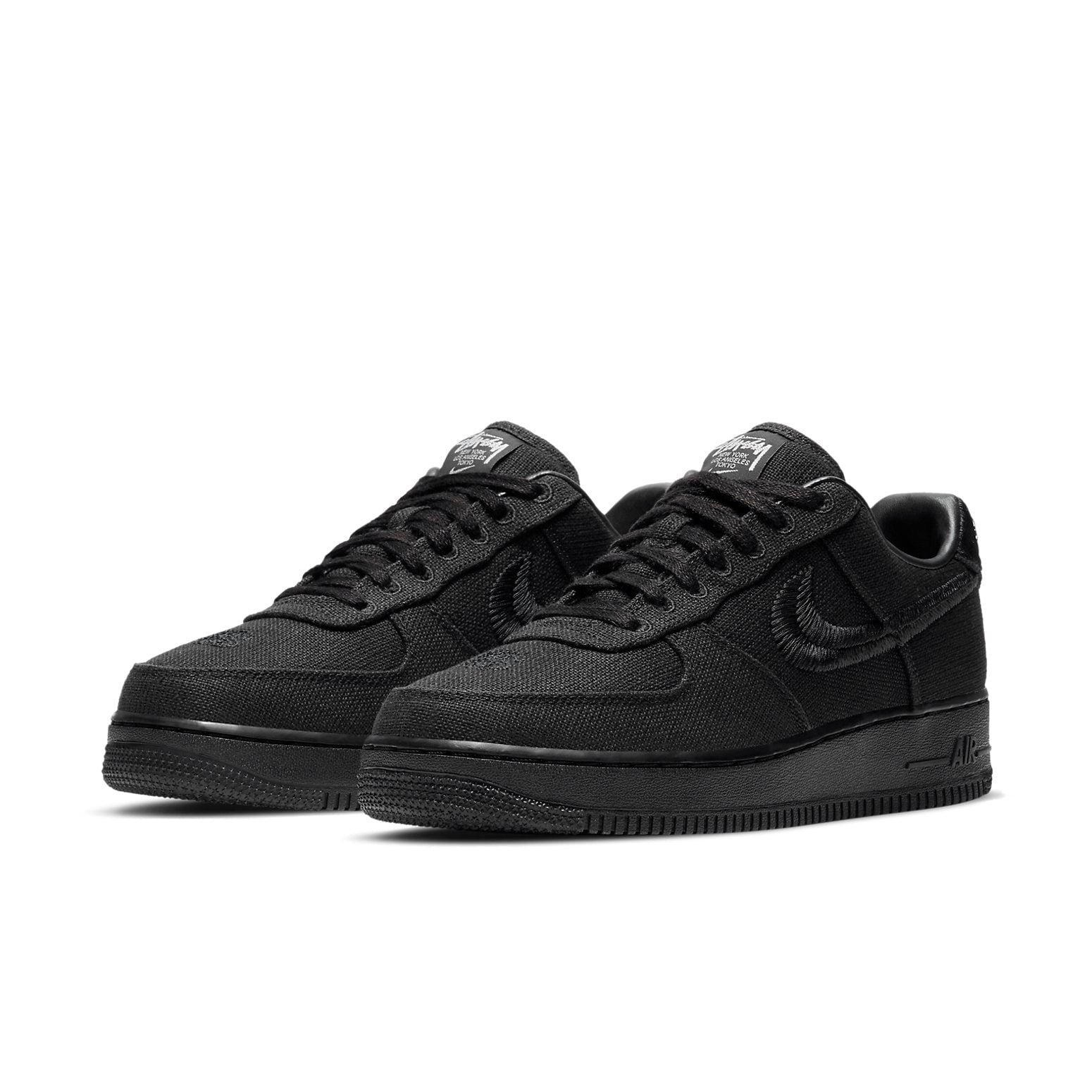 Nike Stussy x Air Force 1 Low Triple Black