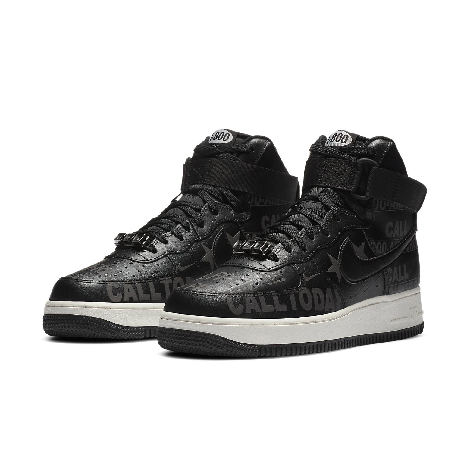 Nike Air Force 1 High 07 Premium Toll Free Pack Black