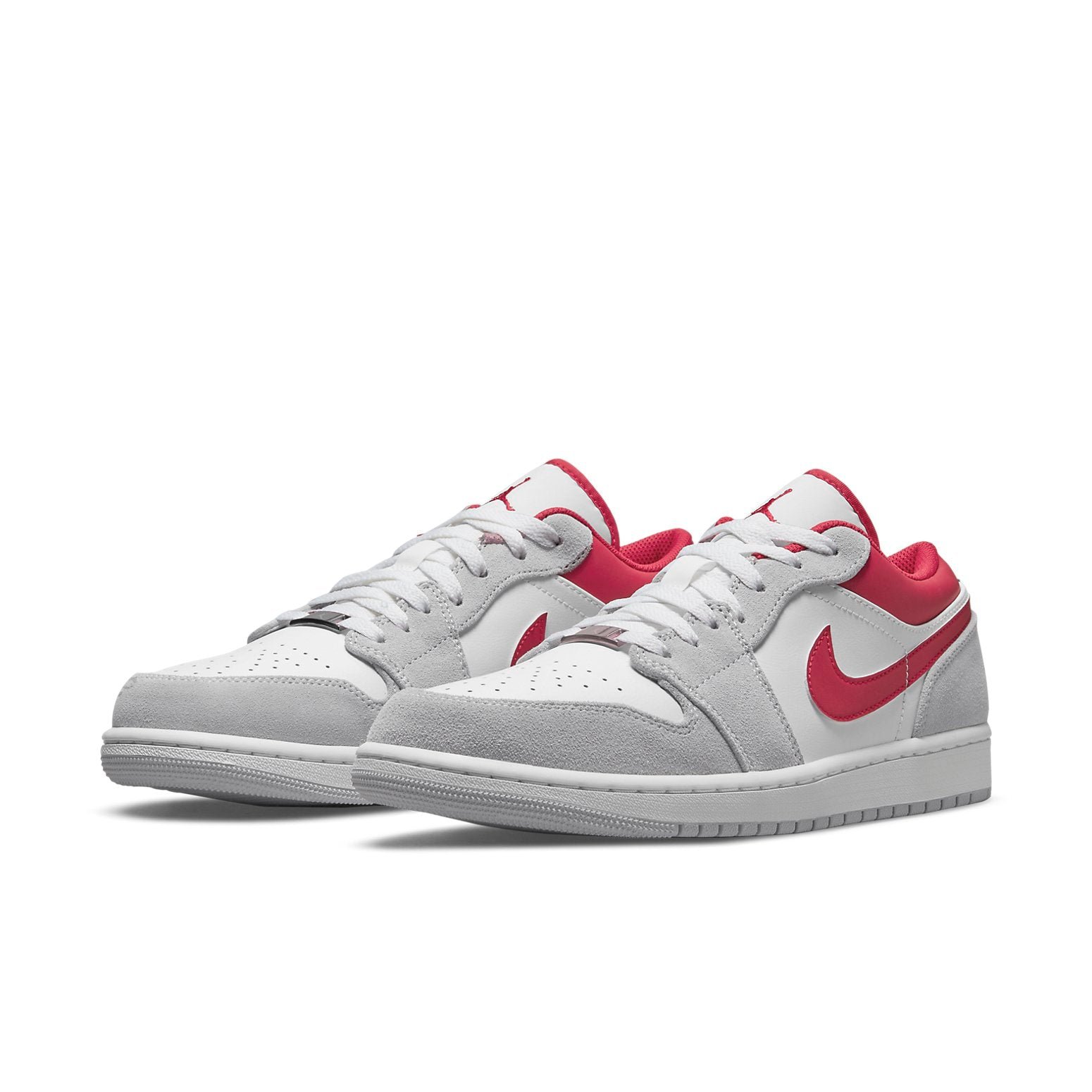 Air Jordan 1 Low SE Light Smoke Grey Gym Red
