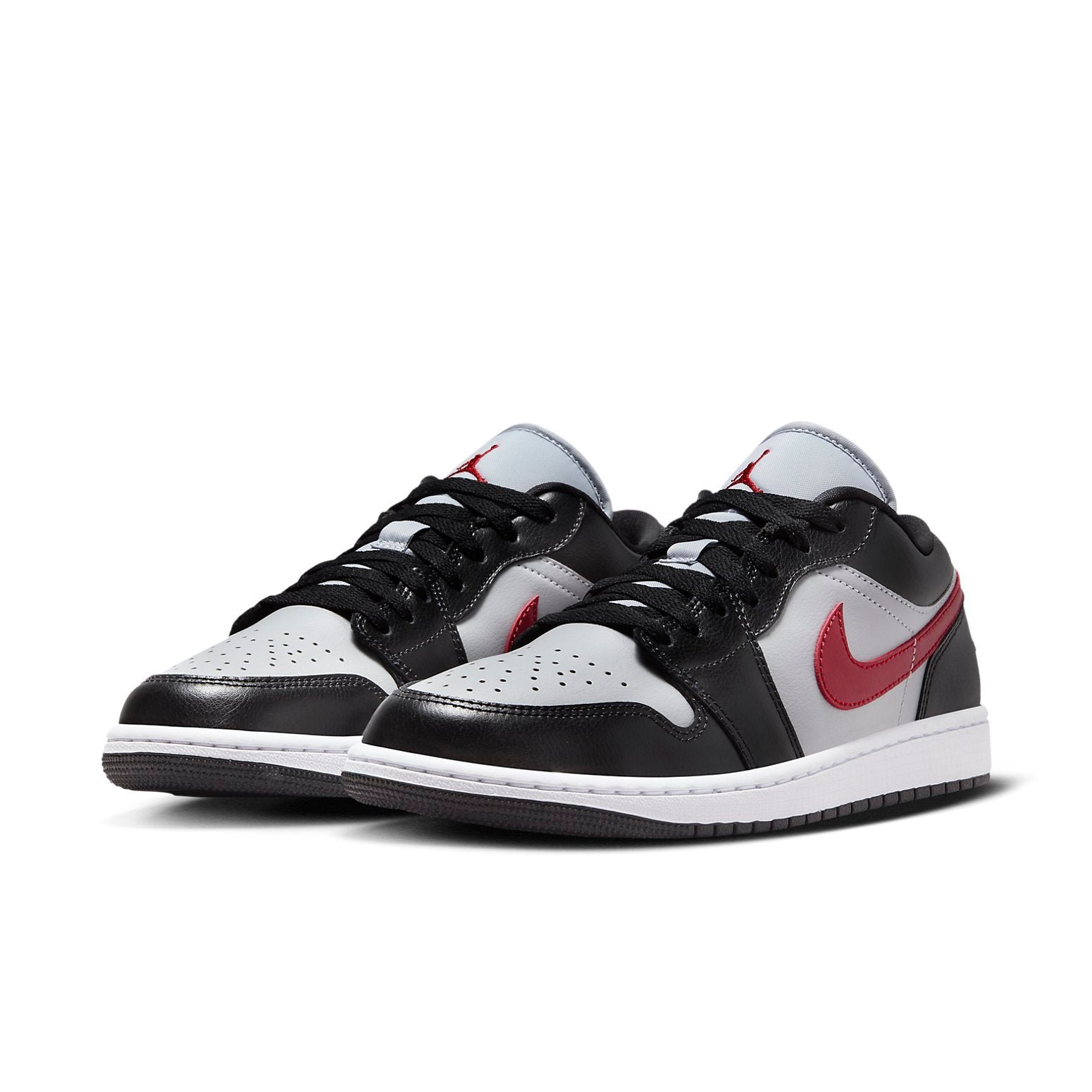 Air Jordan 1 Low Wolf Grey Gym Red