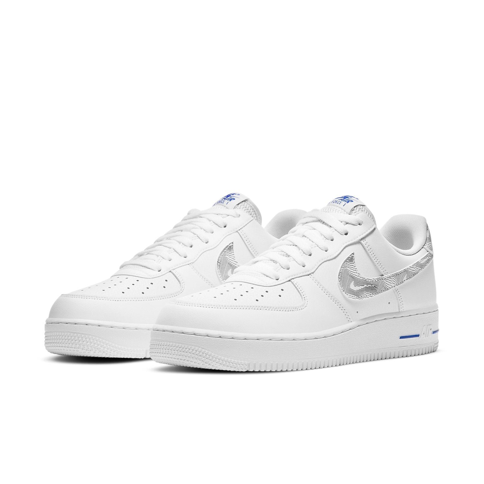 Nike Air Force 1 Low Topography Pack White Racer Blue