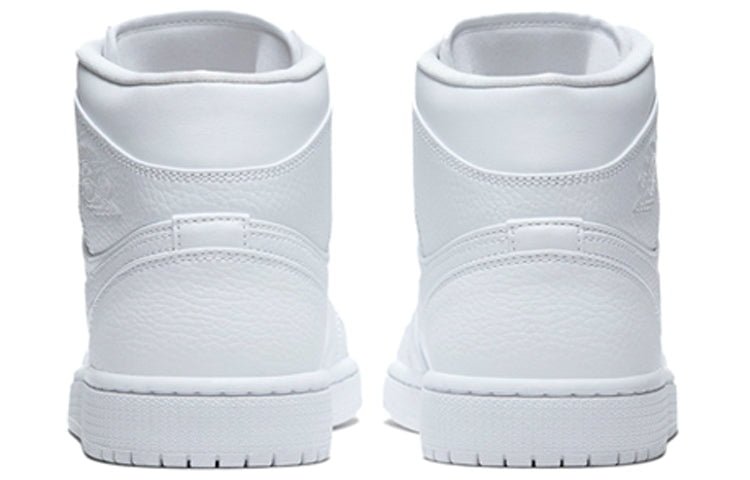 Air Jordan 1 Mid Triple White 2020