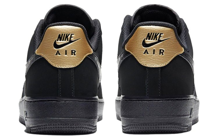 Nike Air Force 1 Low Matte Black Gold