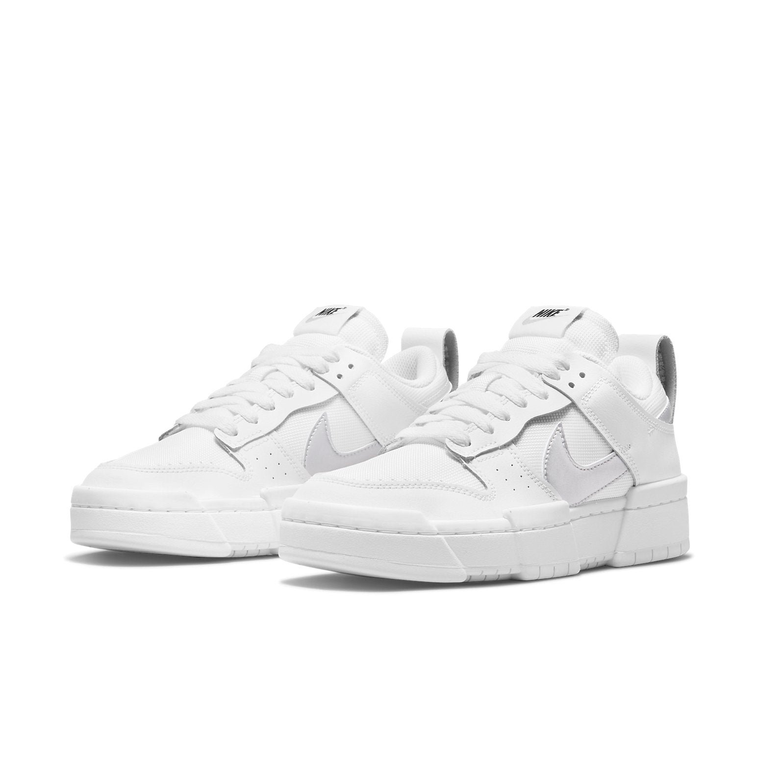 Nike Dunk Low Disrupt White Metallic Silver