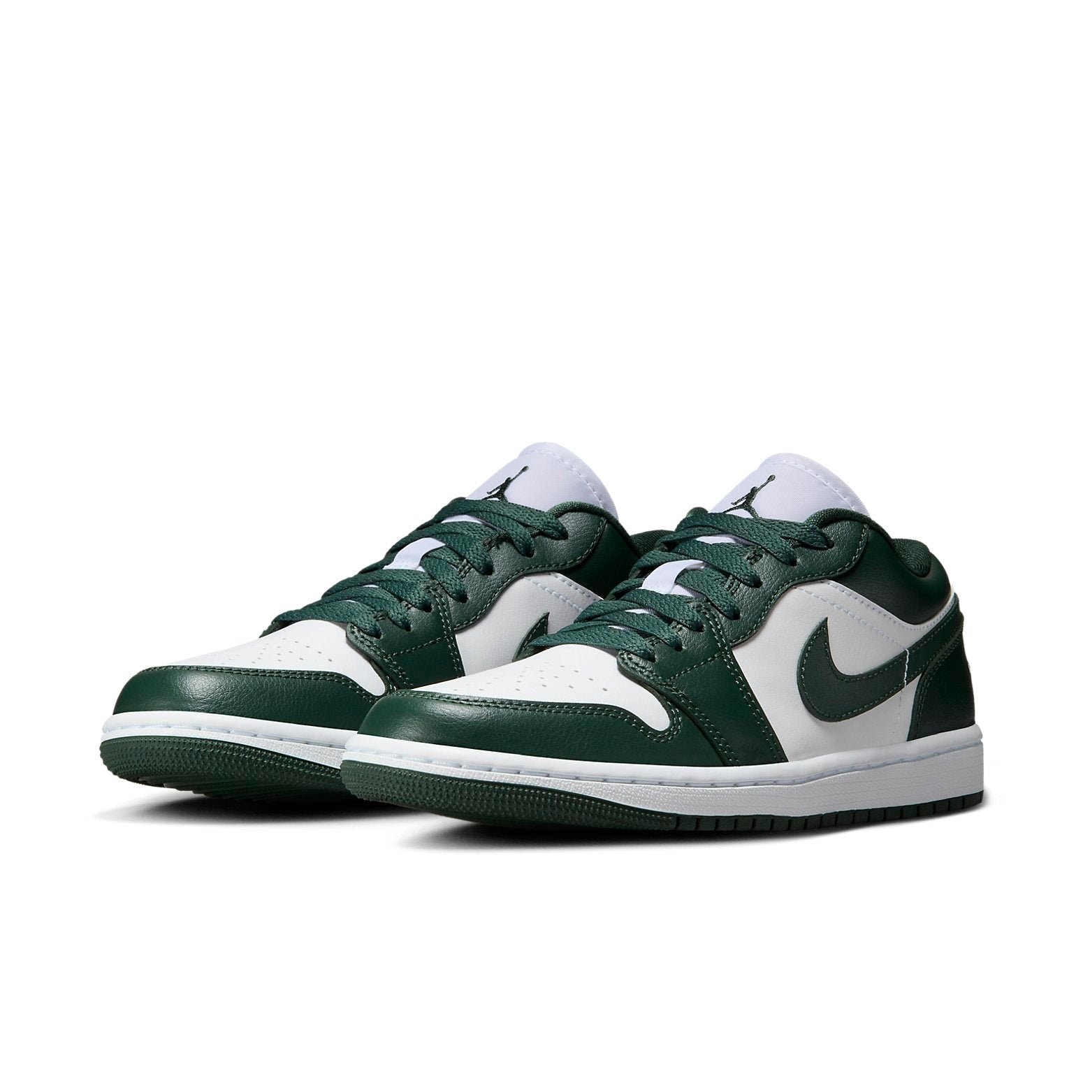 Air Jordan 1 Low White Galactic Jade