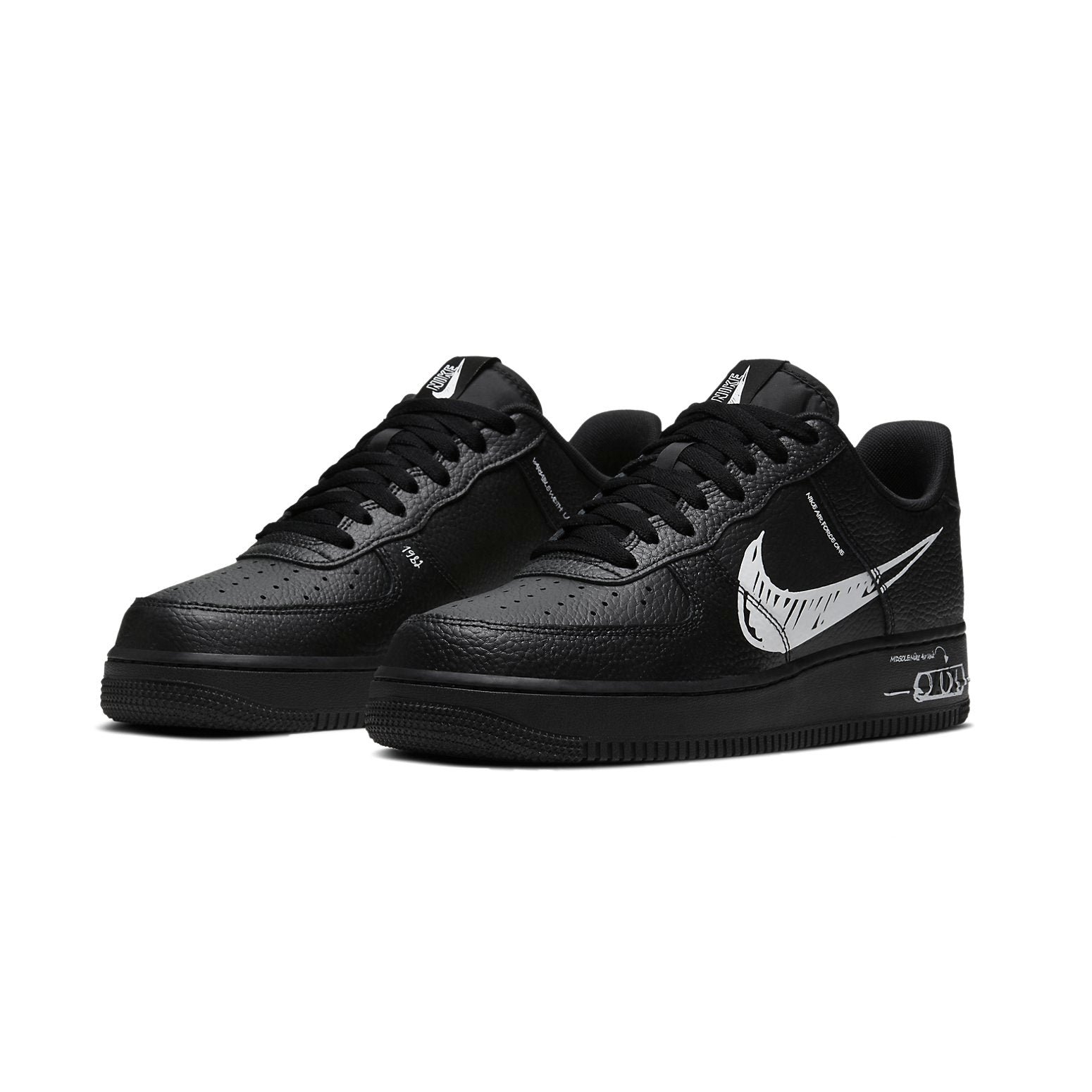 Nike Air Force 1 Low Sketch Black