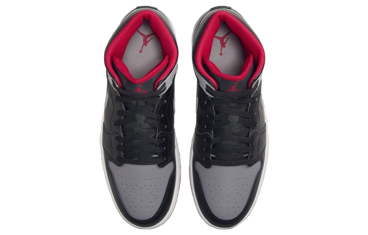 Air Jordan 1 Mid Shadow Fire Red