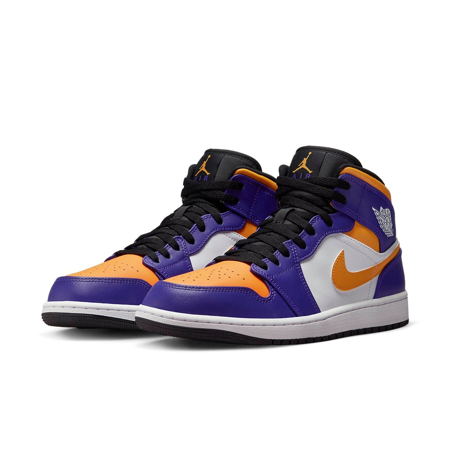 Air Jordan 1 Mid Lakers Purple