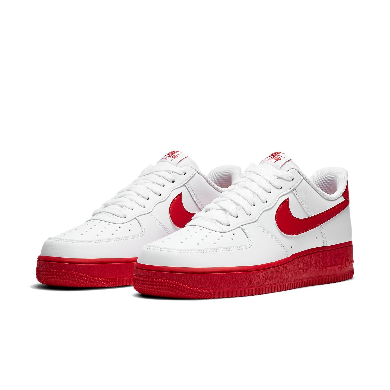 Nike Air Force 1 Low White Red Sole