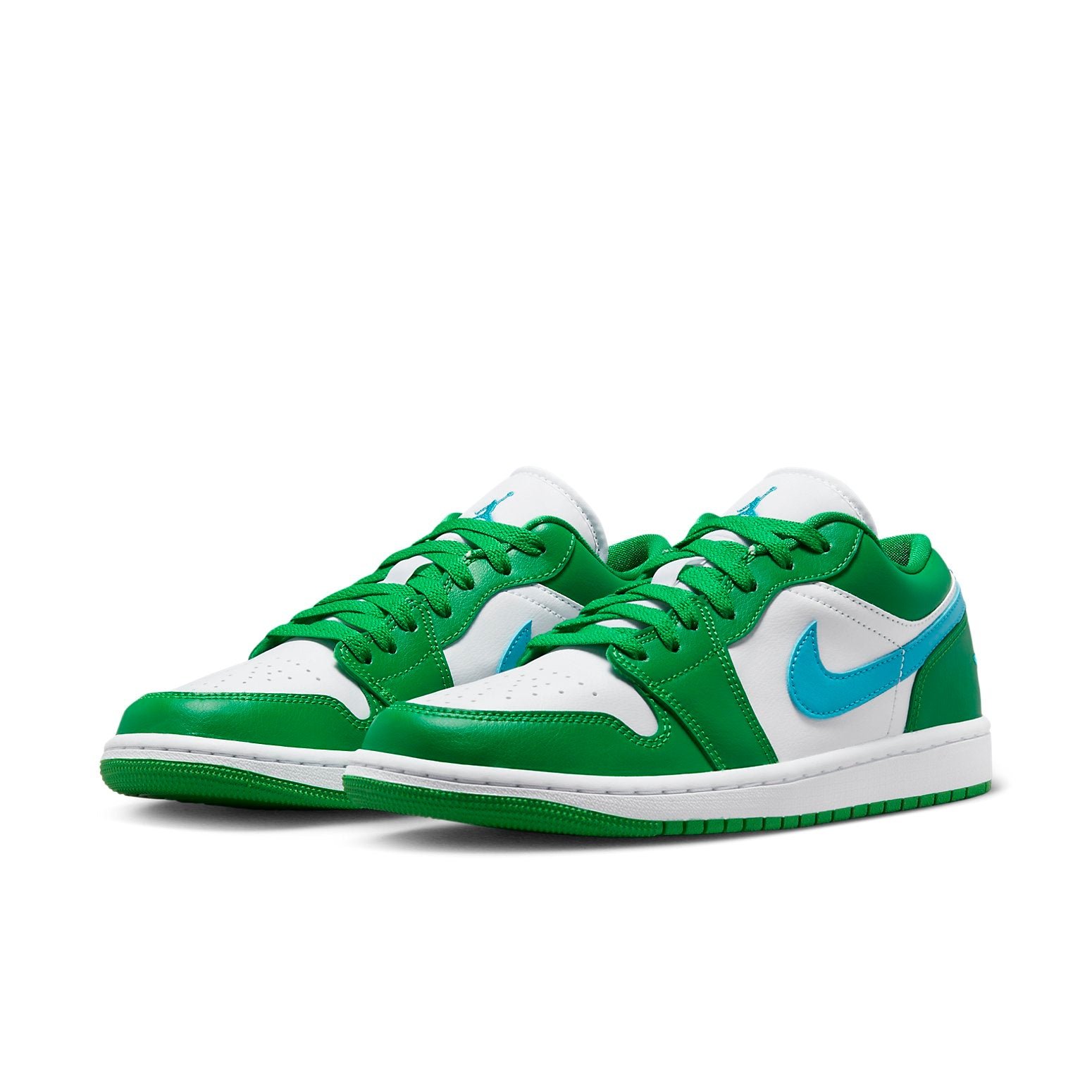 Air Jordan 1 Low Lucky Green Aquatone