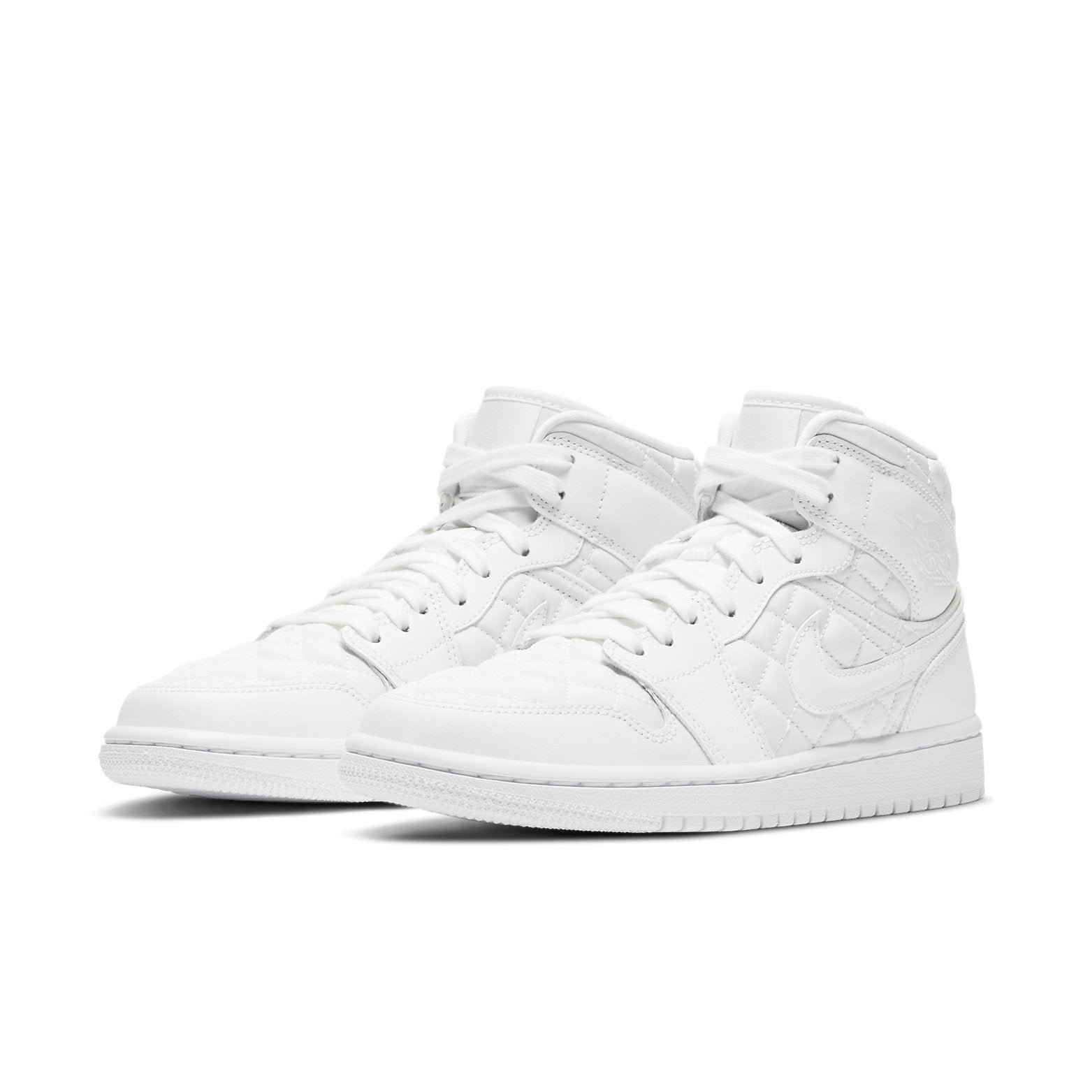 Air Jordan 1 Mid SE White Quilted