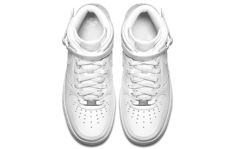 Nike Air Force 1 Mid 07 Leather Triple White