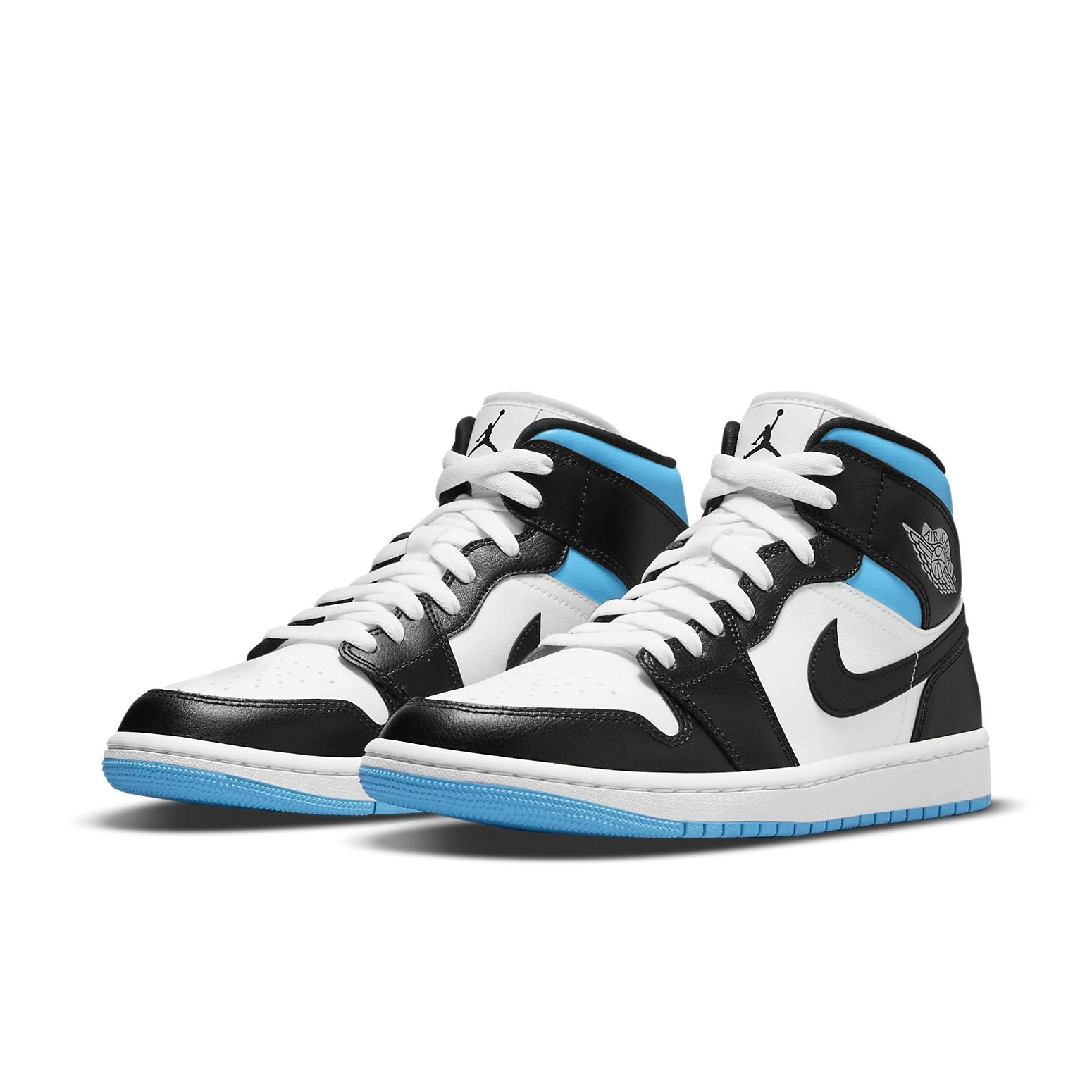 Air Jordan 1 Mid University Blue Black White