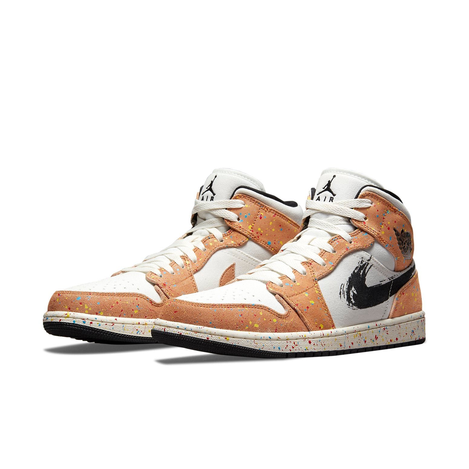 Air Jordan 1 Mid SE Brushstroke Paint Splatter