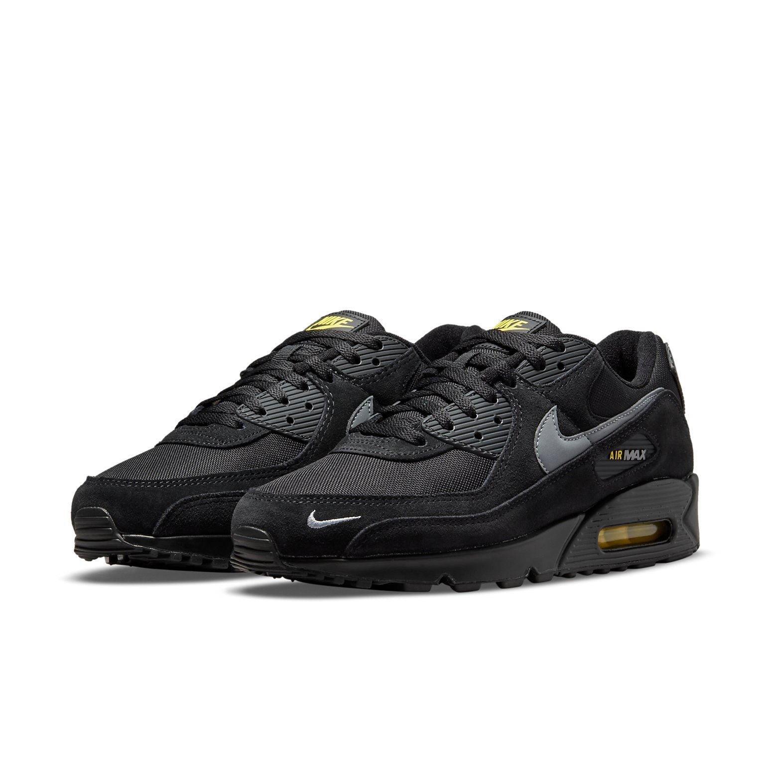 Nike Air Max 90 Reflective Swoosh Black Yellow Strike