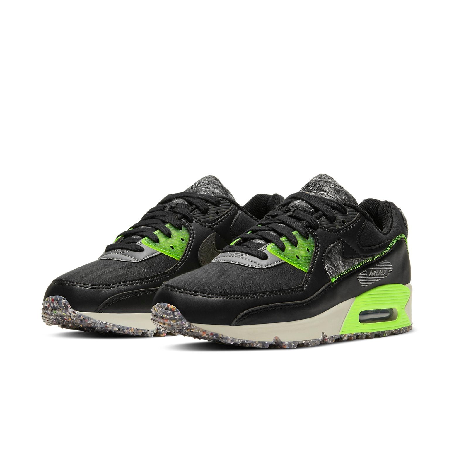 Nike Air Max 90 M2Z2 Recycled Wool Pack Black Electric Green