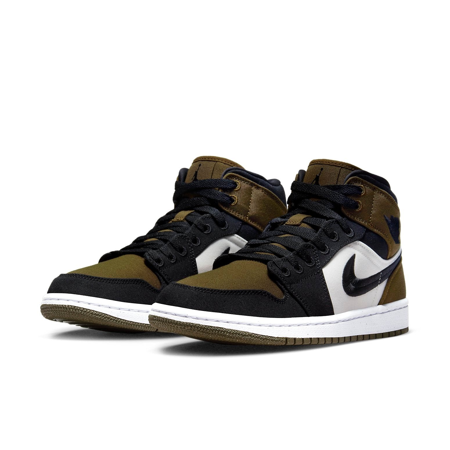 Air Jordan 1 Mid SE Olive Toe