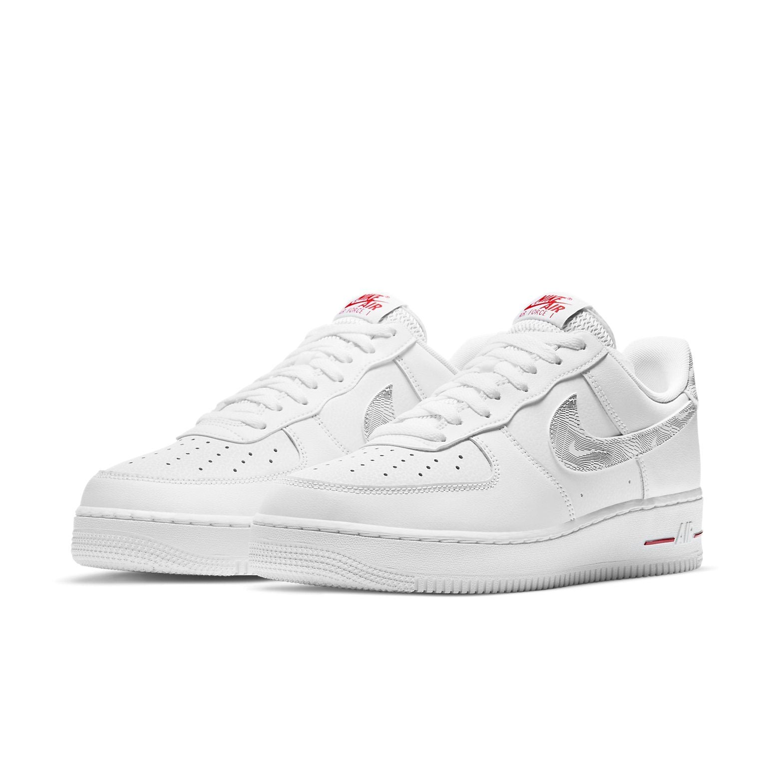 Nike Air Force 1 Low Topography Pack White University Red