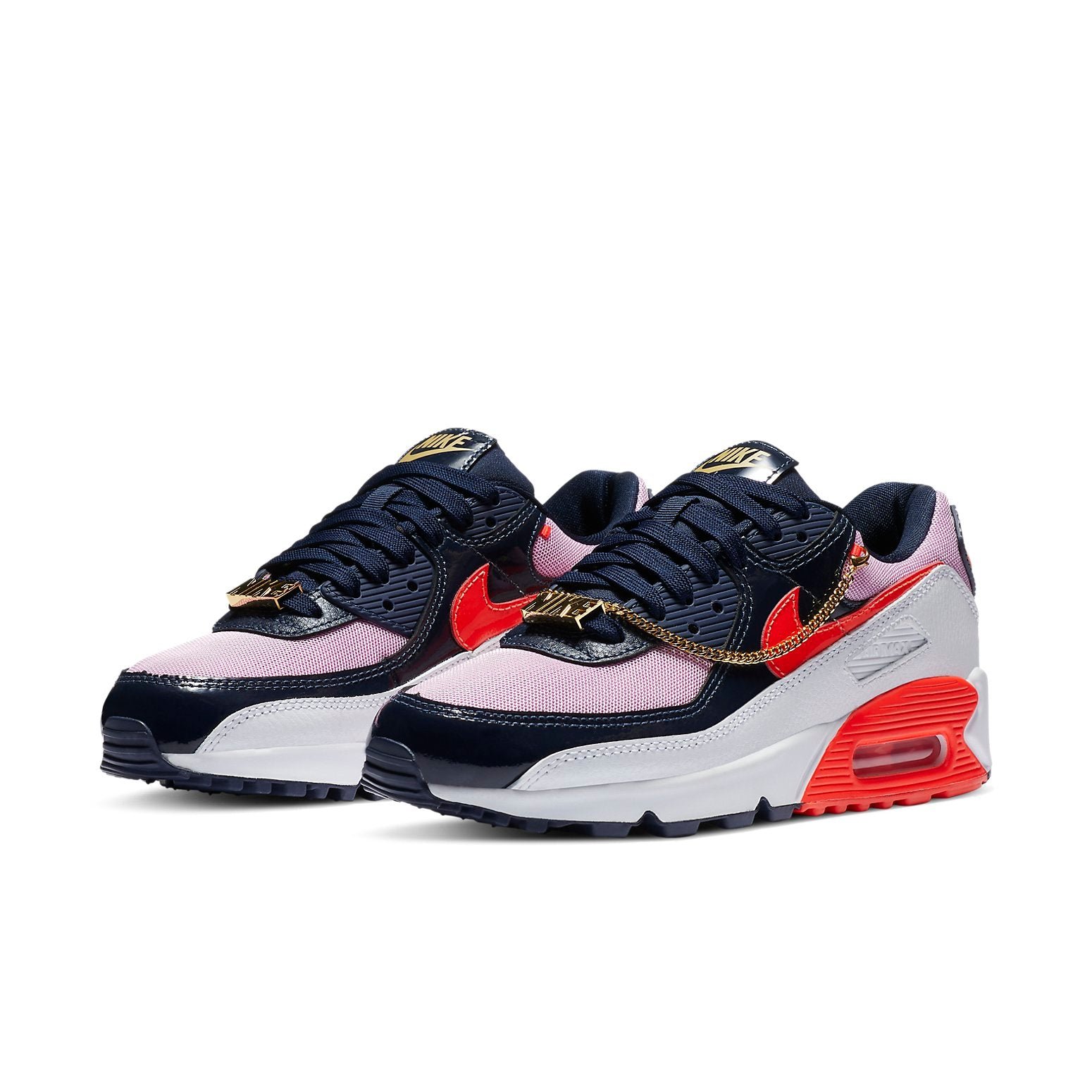 Nike Air Max 90 Cuban Link Navy Pink