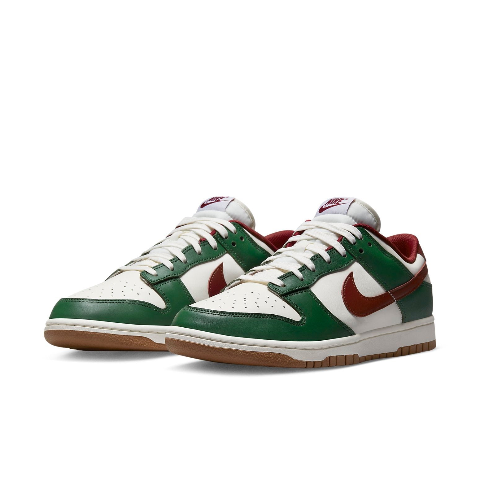 Nike Dunk Low Gorge Green Team Red