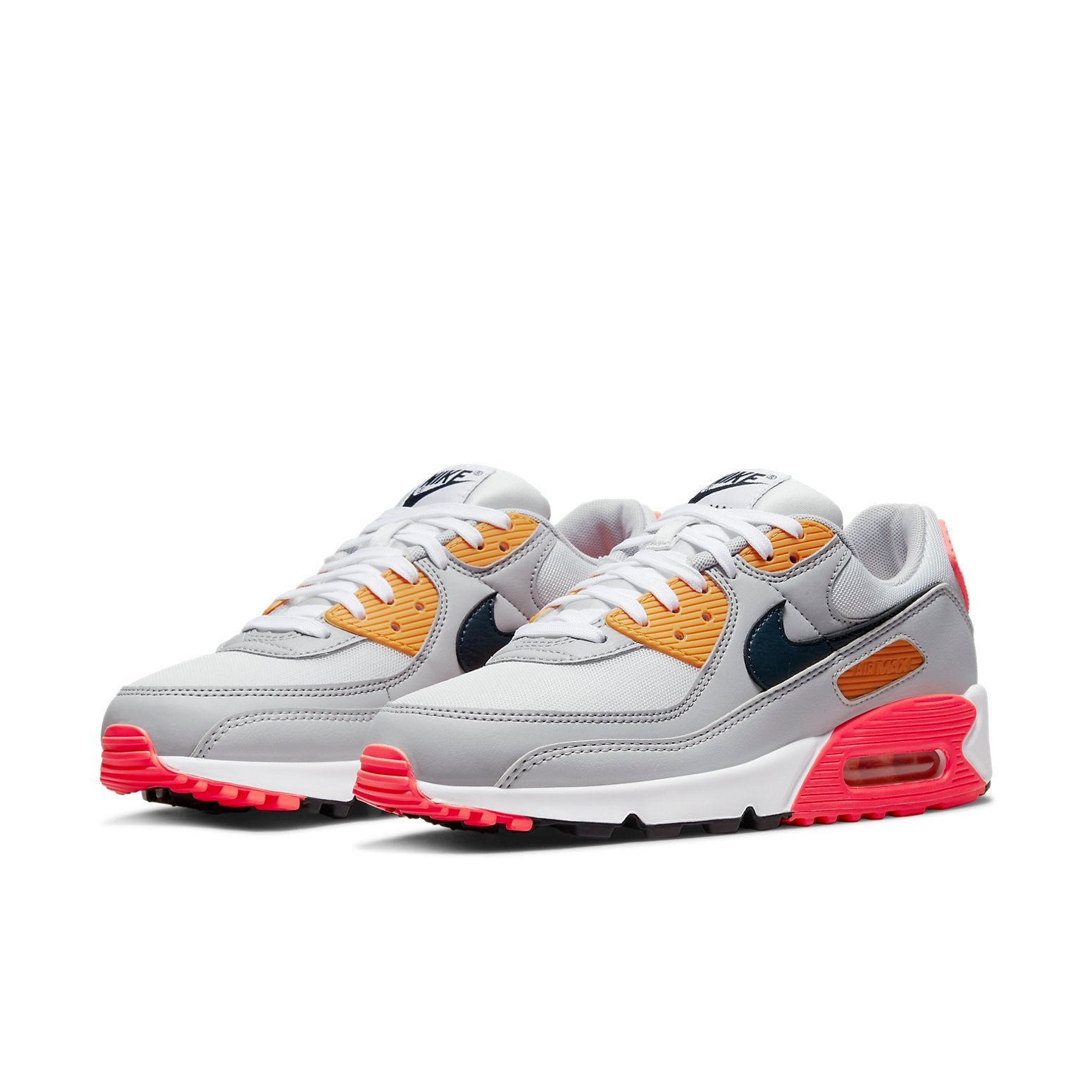 Nike Air Max 90 Grey Crimson Gold