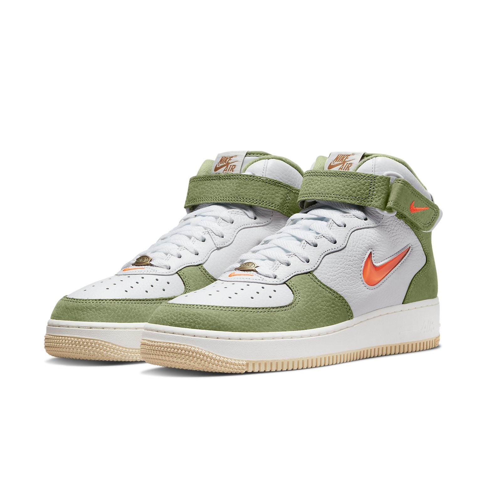 Nike Air Force 1 Mid QS Olive Green Total Orange