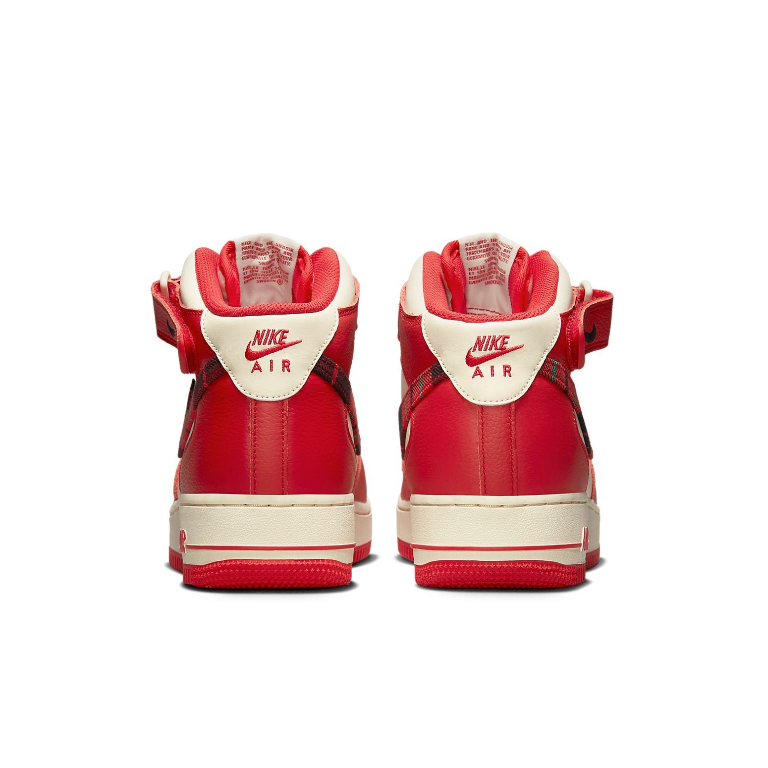 Nike Air Force 1 Mid 07 LX Red Plaid