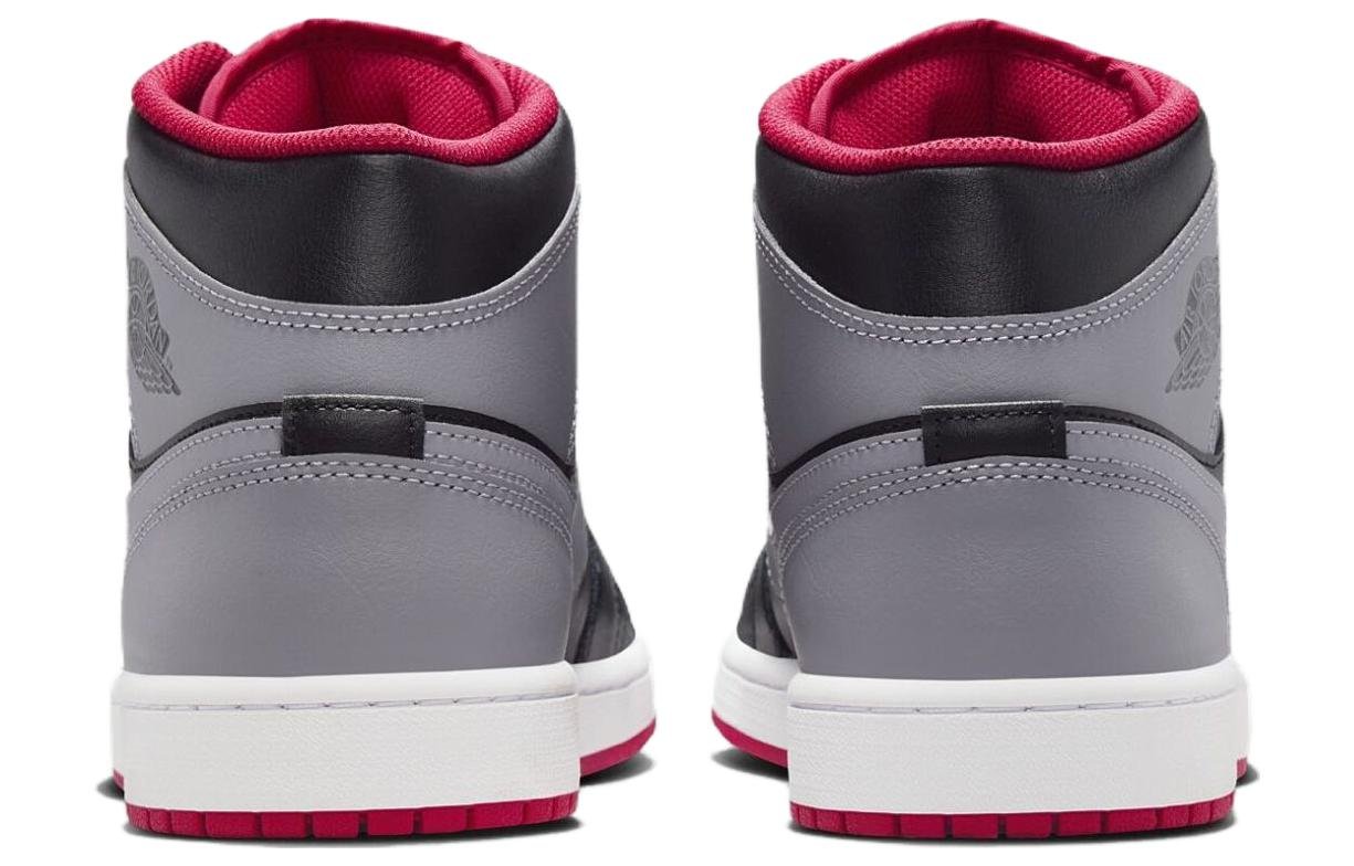 Air Jordan 1 Mid Shadow Fire Red