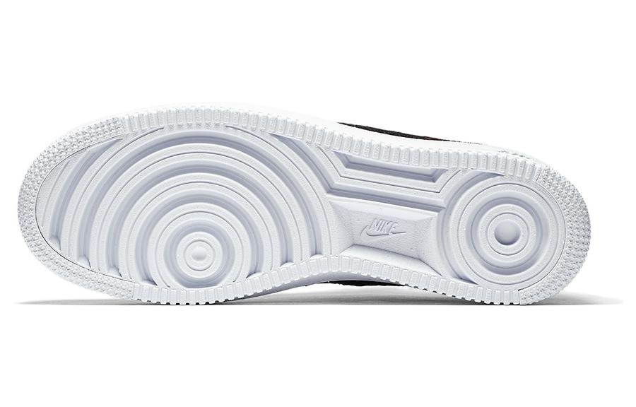 Nike Air Force 1 Low Flyknit Black Burgundy