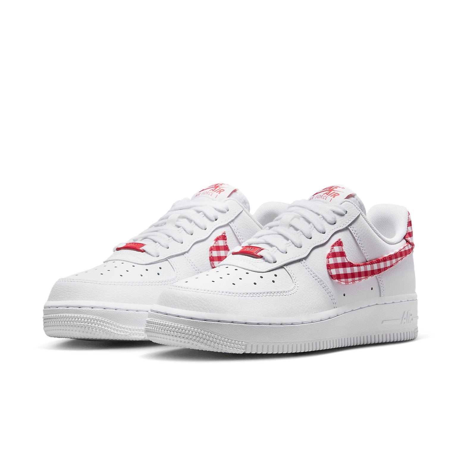 Air Force 1 Low 07 Essential Mystic Red Gingham