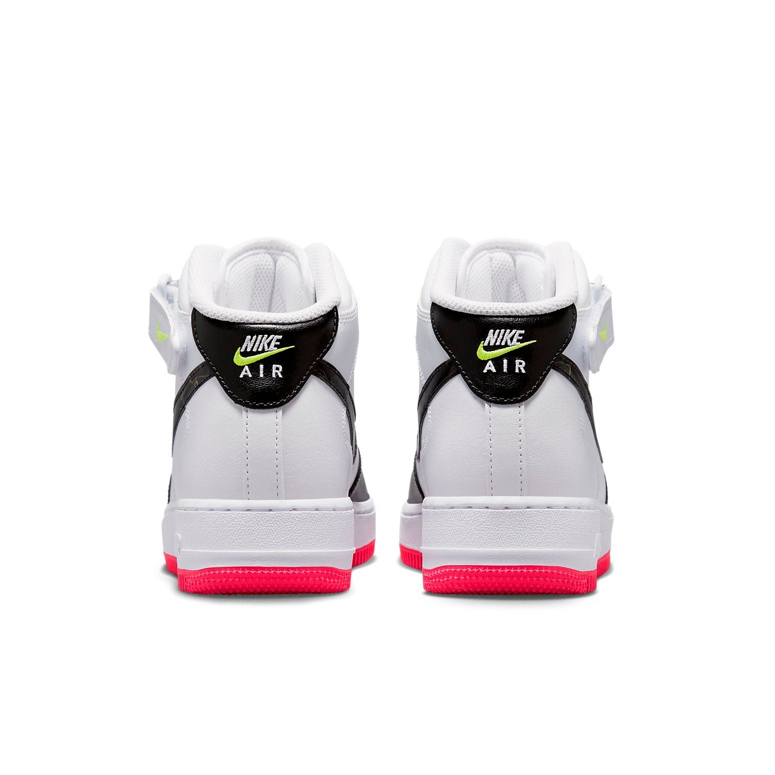 Nike Air Force 1 Mid Electric White Black Pink