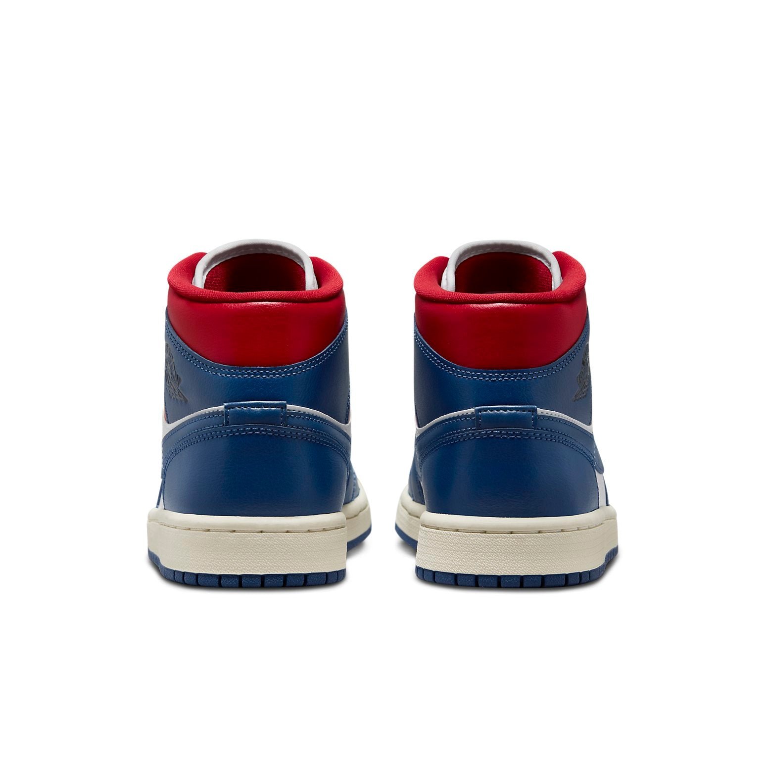 Air Jordan 1 Mid French Blue Gym Red