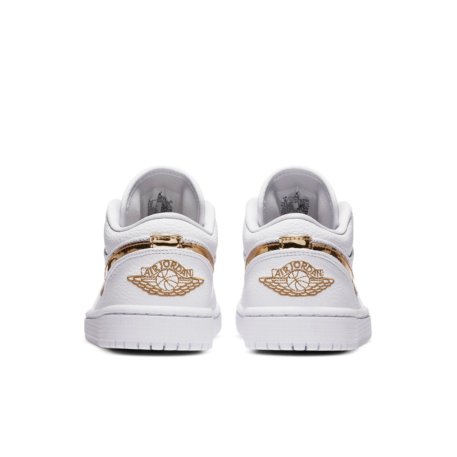 Air Jordan 1 Retro Low White Metallic Gold