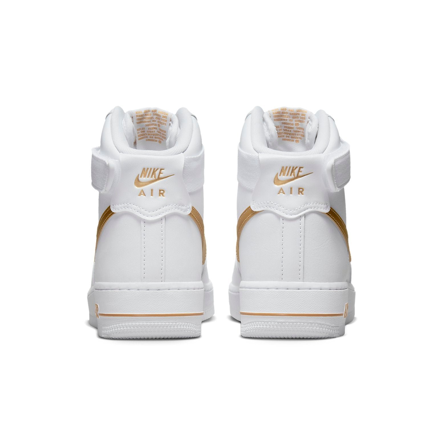 Nike Air Force 1 High White Metallic Gold