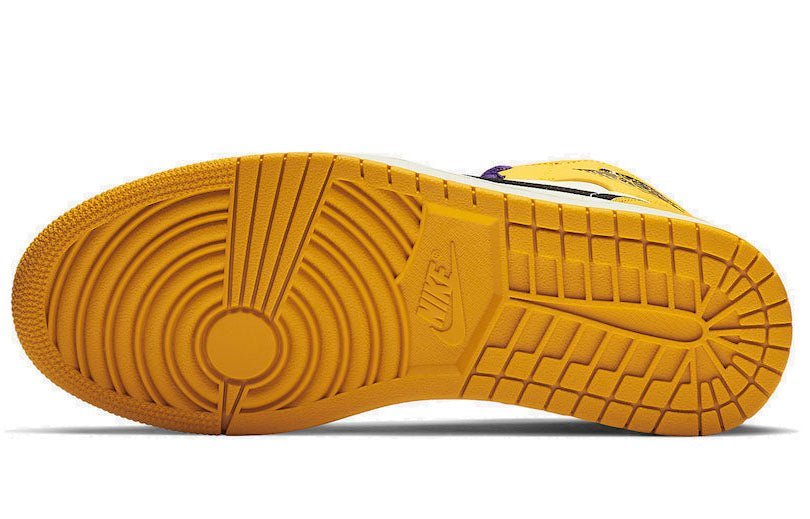 Air Jordan 1 Mid Lakers Gold