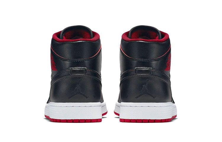 Air Jordan 1 Mid Black Red