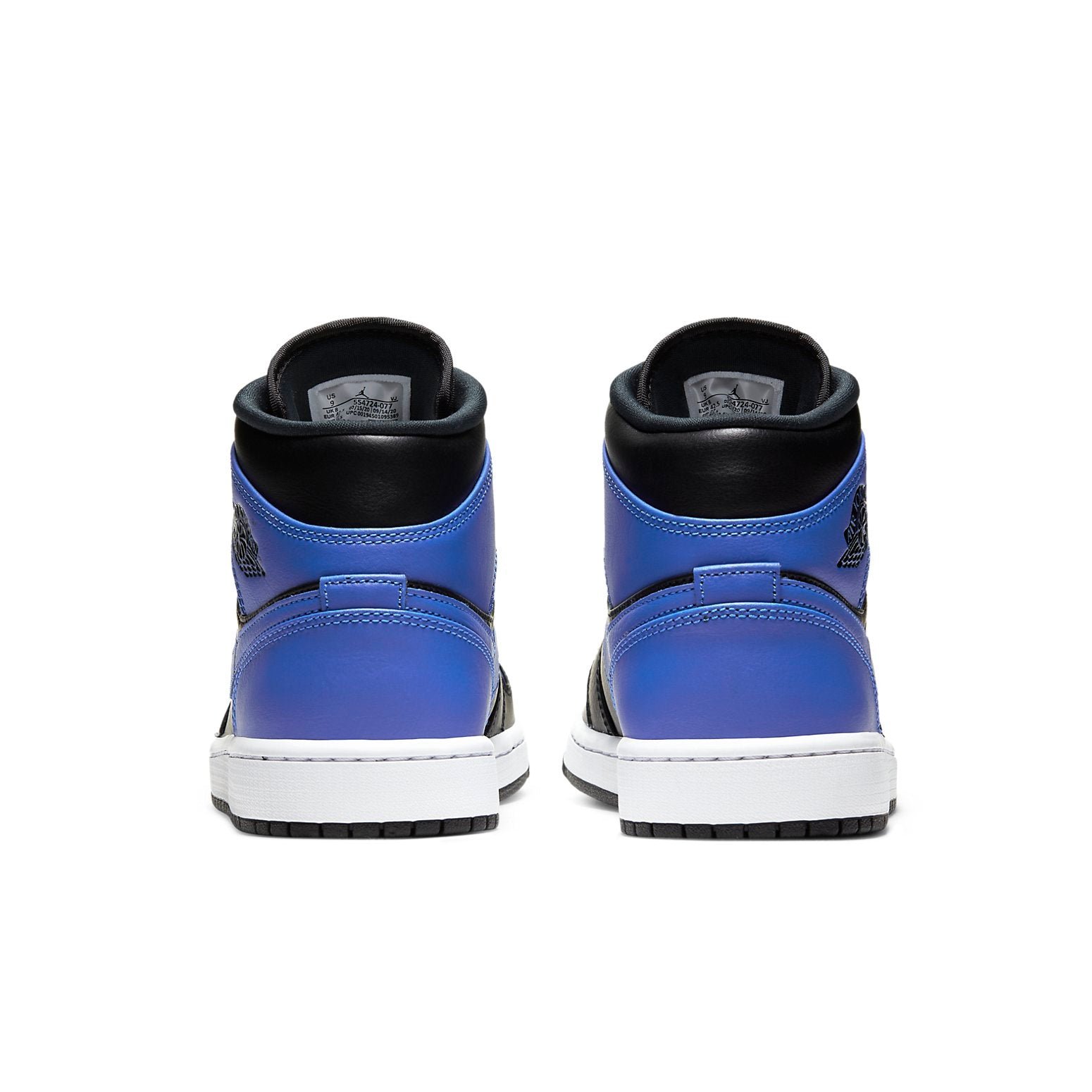 Air Jordan 1 Mid Hyper Royal Black