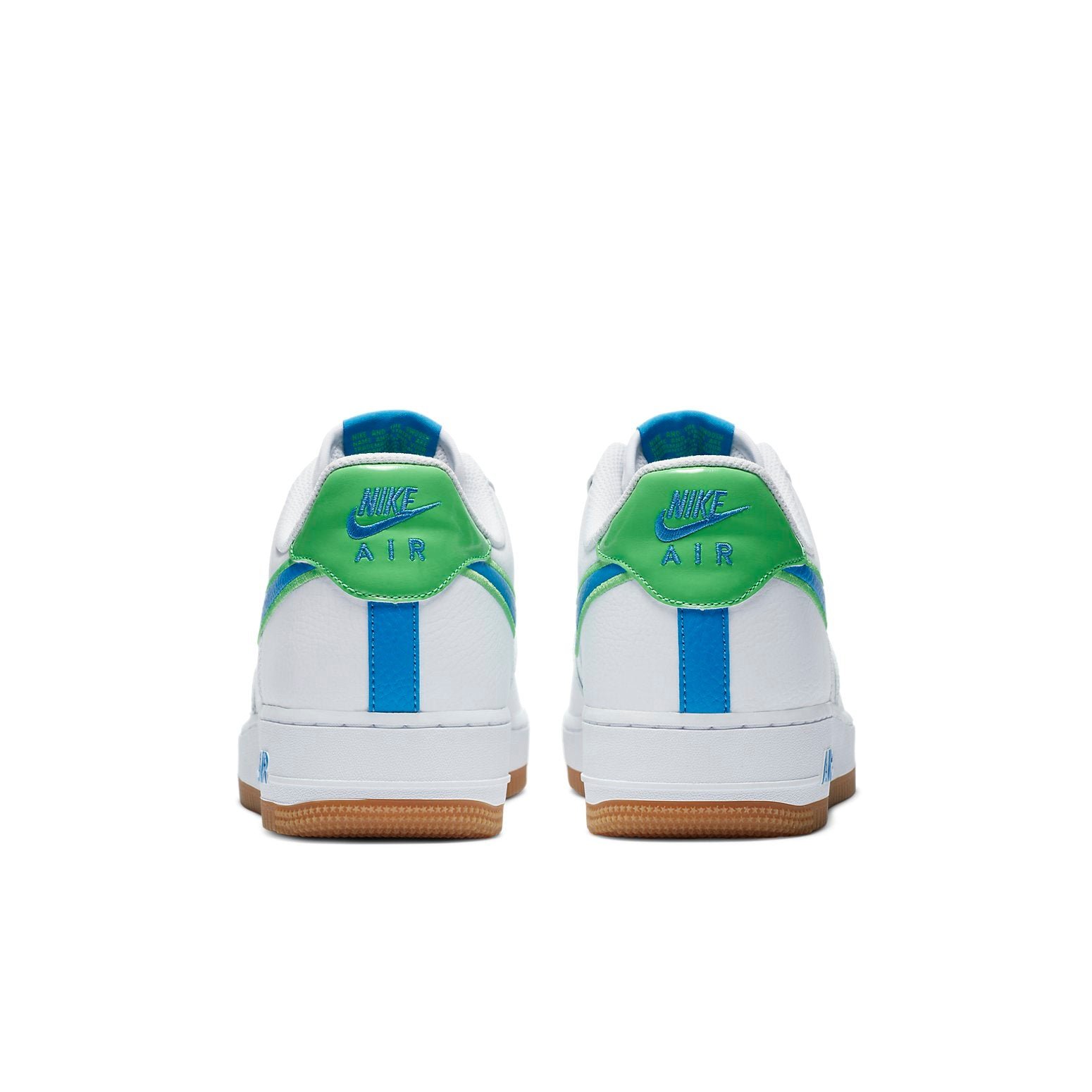 Nike Air Force 1 Low White Bright Blue Green