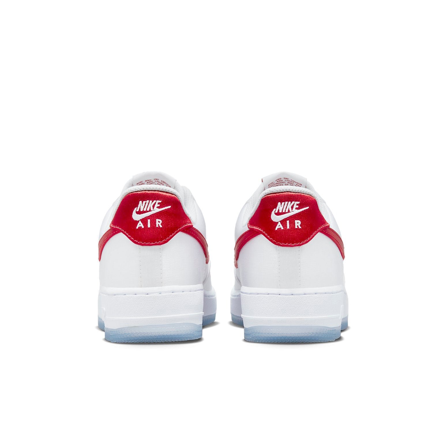 Nike Air Force 1 Low 07 Satin White Varsity Red