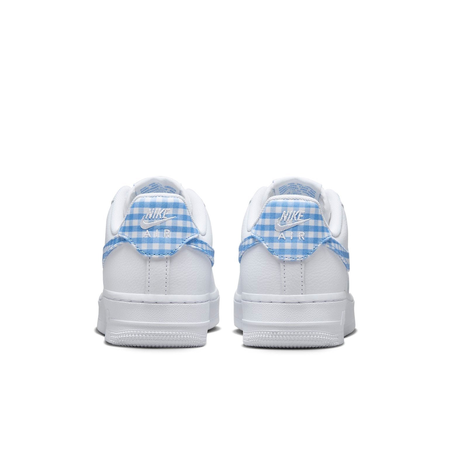 Nike Air Force 1 Low University Blue Gingham Plaids