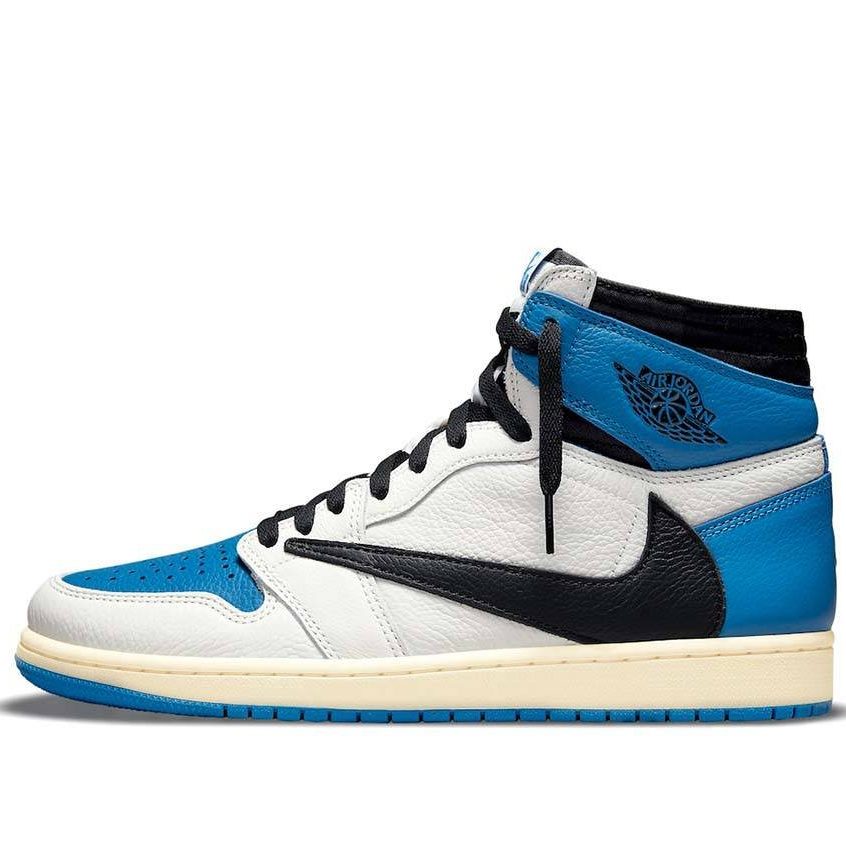 Travis Scott xFragment x Air Jordan 1 High OG SP Military Blue