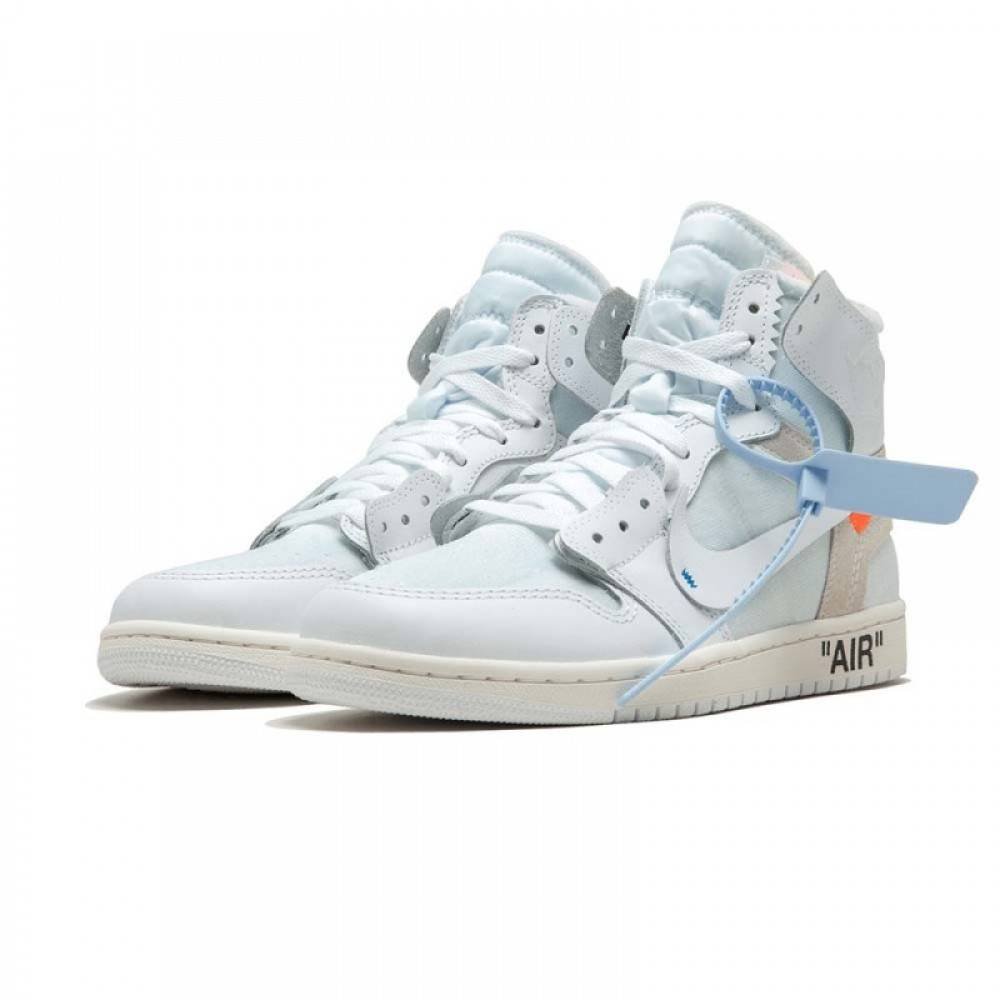 Off White x Air Jordan 1 Retro High OG  White